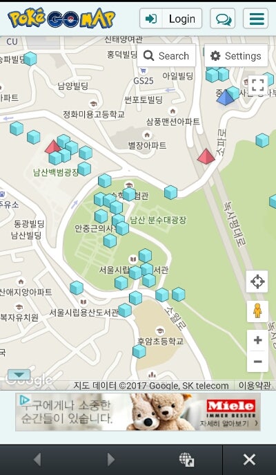 [포켓몬 GO] 포켓스탑 지도