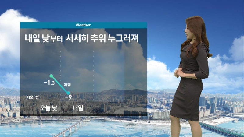 SBS 8시뉴스 이여진 기상캐스터