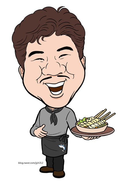  캐리커쳐 / 어묵 쉐프 캐릭터