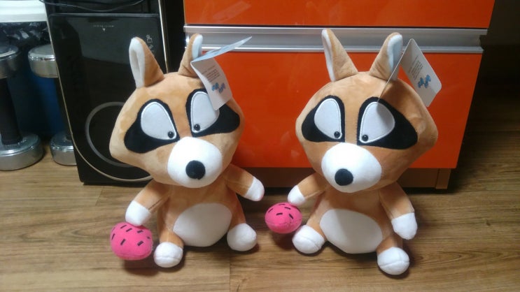  인형뽑기로 너부리 2개 겟! ㅎㅎ
