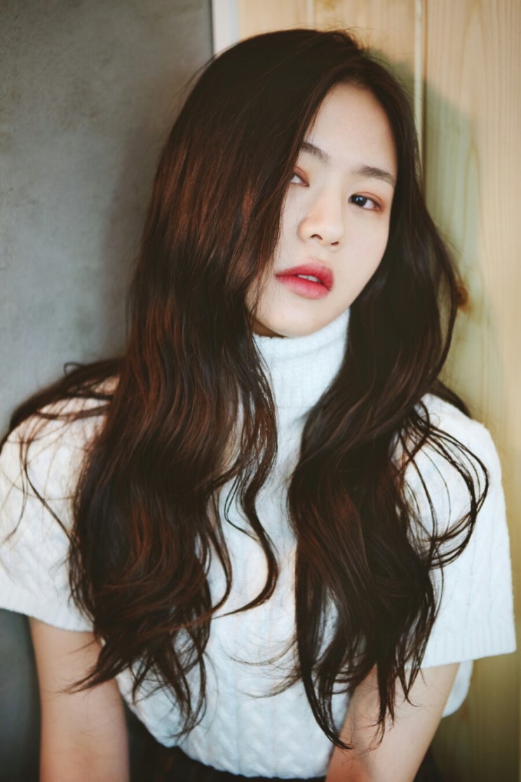  긴머리 글램펌 , 손상없이 복구펌으로 여신되자! (학동역 미용실)