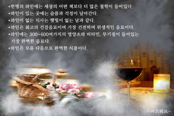  적포도주의 효능