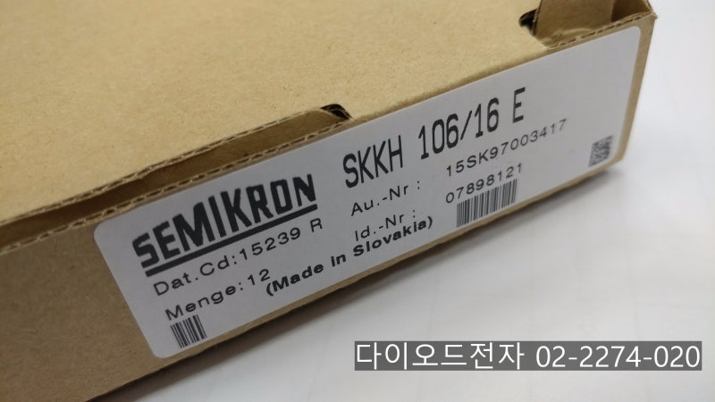 Módulo Tiristor Skkh106/16e - Original Semikron | Parcelamento Sem Juros