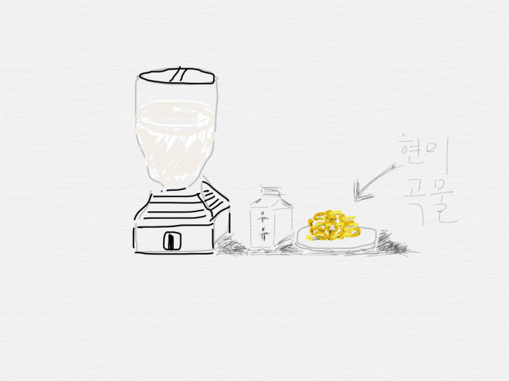  현미나 곡물 선식 섭취에 대해