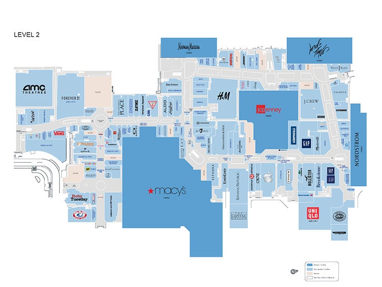 Garden State Mall Map 