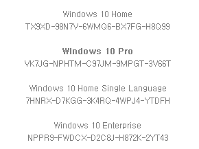 [Windows] Windows10 CD Key