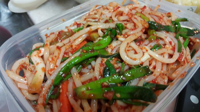 겨울음식-그냥잡채가 아니예요 새콤달콤 콩나물잡채 전라도음식