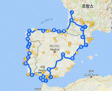  유럽 자동차 여행 !환갑에 홀로 유럽에 가다!(프랑스,스페인,포르투갈)