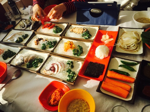 전망좋은집해선 횟집. 어팩토리베이커리 빵집