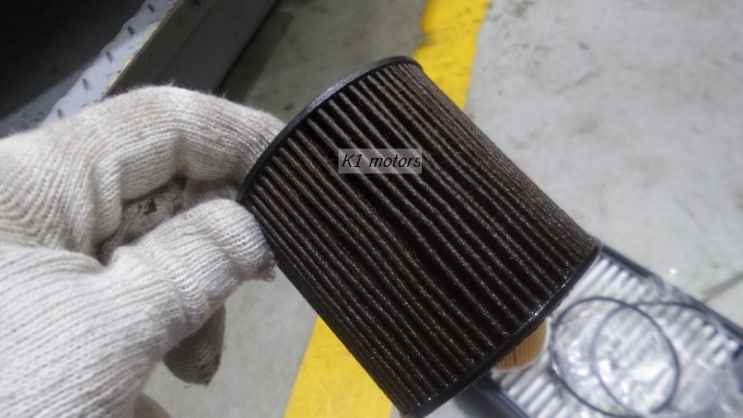  BMW정비센터 K1모터스 740LI 엔진오일과 먼지필터교환