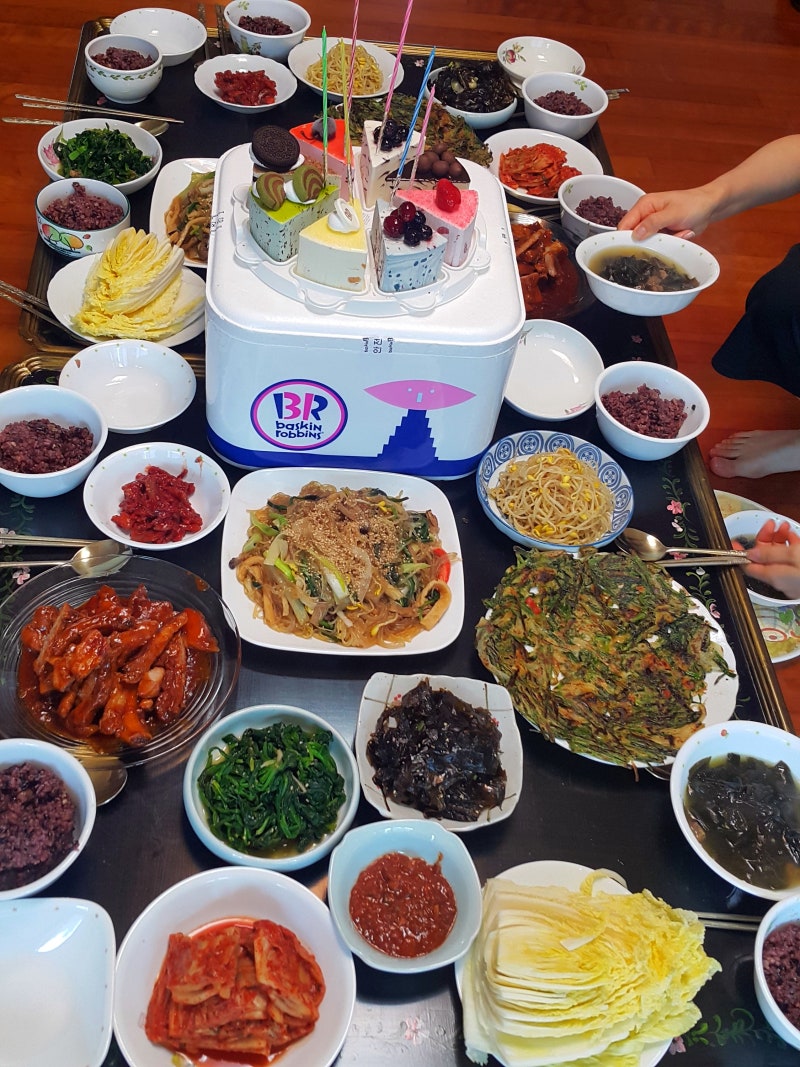 소박한 생일잔치 상차림/음식종류 : 네이버 블로그