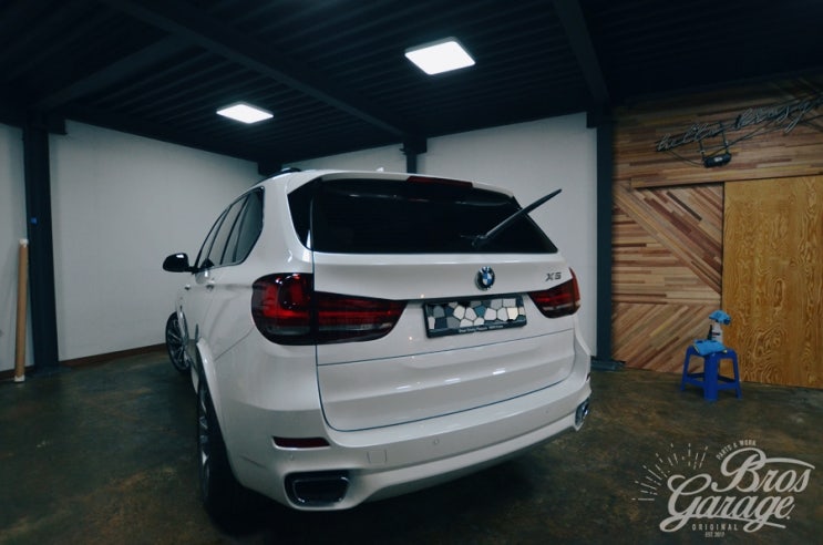 BMW X5 40d Mpack 틴트어카 틴팅 & 블랙박스 & 보조배터리 by. Bros garage
