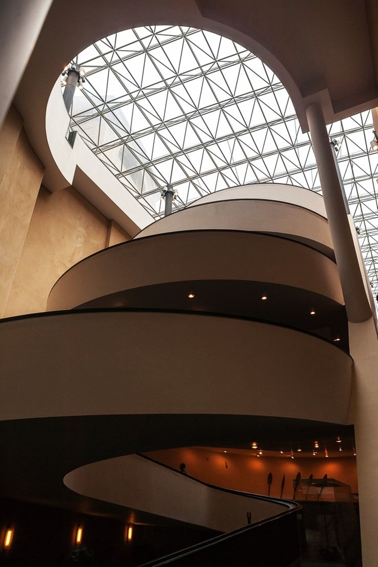 바티칸 박물관으로 오르는 입구 나선형 경사로(Helicoidal Ramp Entrance), Musei Vaticani ...