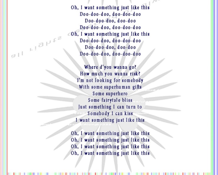 Something Just Like This The Chainsmokers Coldplay 체인스모커 콜드플레이 가사 네이버 블로그