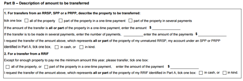 RRSP 계좌간의 이체 - T2033 작성법 : 네이버 블로그
