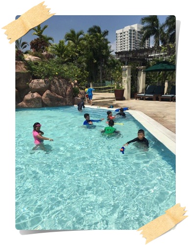  필리핀알라방조기유학 라살스쿨 Andy's Pool Party~