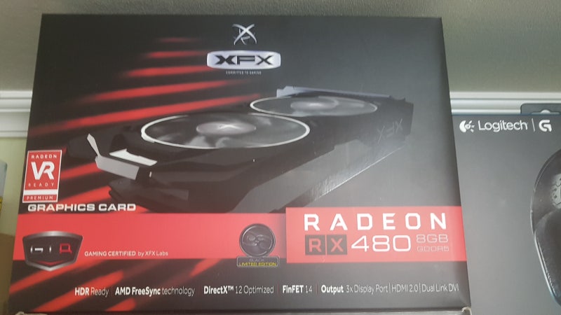 XFX RX480 8GB 리미티드 장착후기 : 네이버 블로그