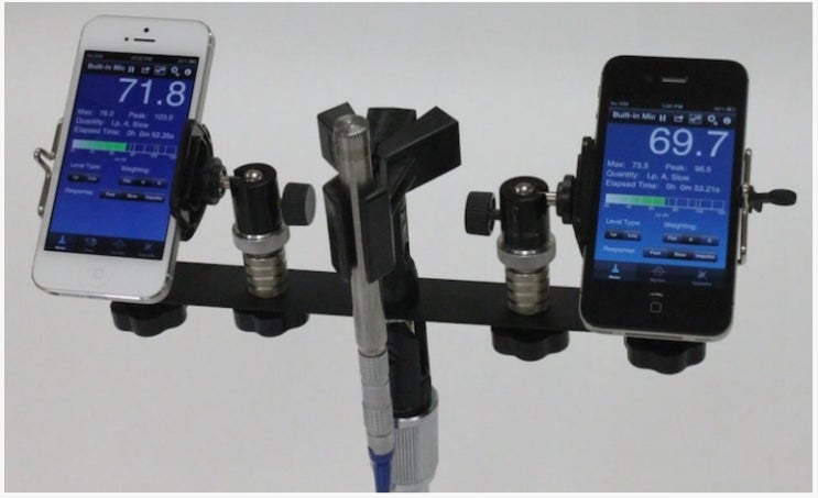 스마트폰 음압 측정 앱 - 부분 II