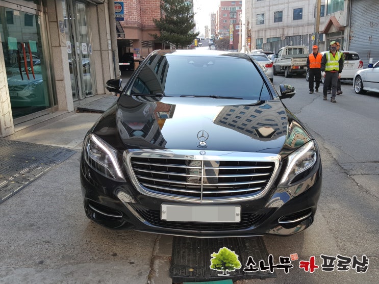  벤츠 W222 S클래스 네비 장착