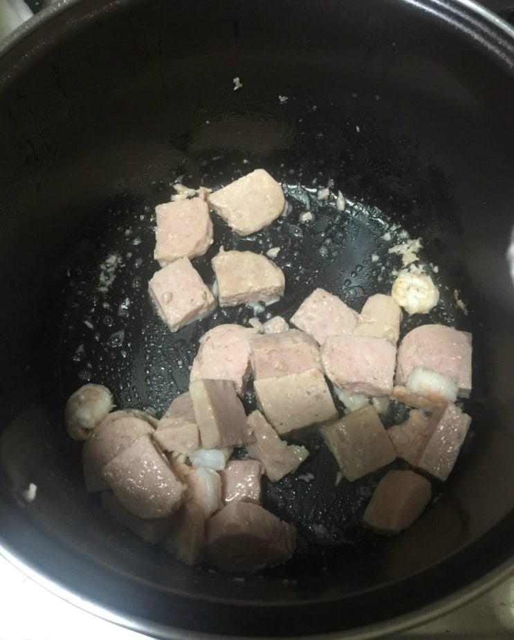  스팸넣고 콩나물찜 해먹었어요 