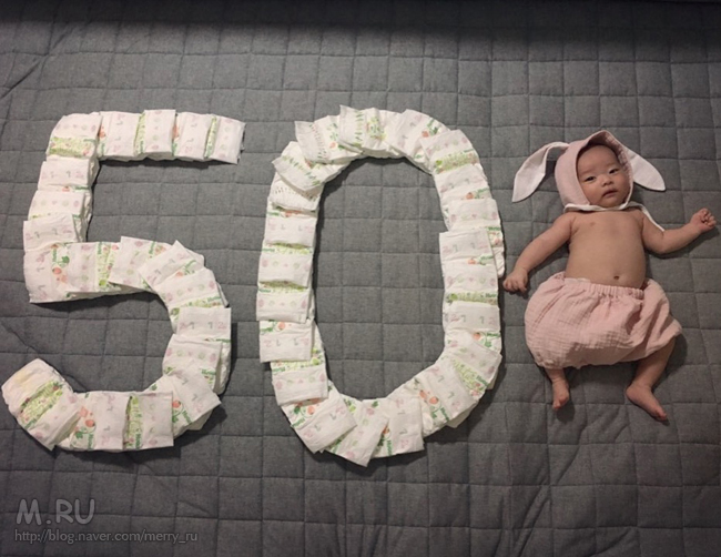 엄마표 셀프50일촬영♡