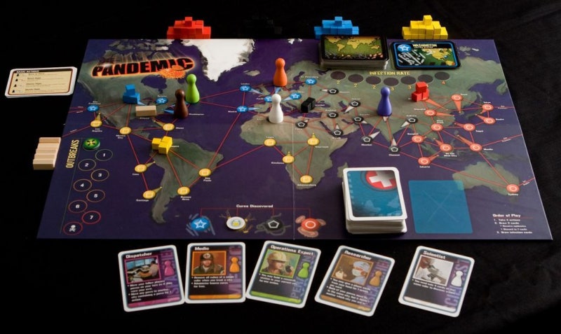 Pandemic 게임 구성 이미지