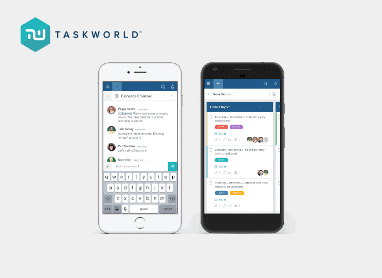 Taskworld의 새로운 모바일 앱으로 프로젝트 협업 PowerUp!