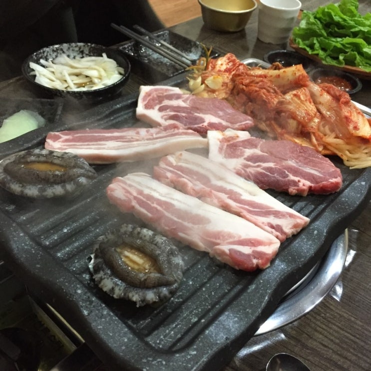 [제주도] 돈줄래 복줄래, 흑돼지랑 전복 꿀맛!