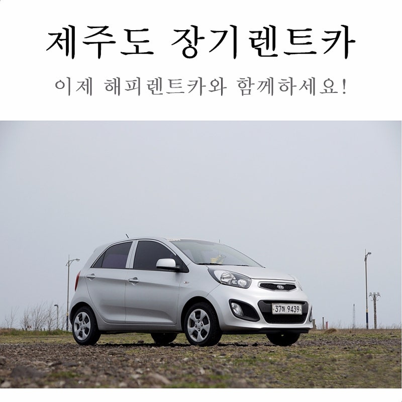 제주도 장기렌트카도 이제 해피와 함께해요♬