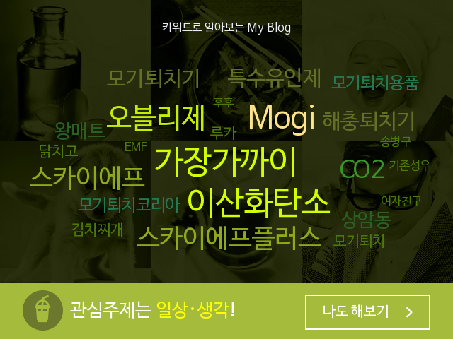 내 블로그는 한마디로 뭐다? 내 블로그는 한마디로 뭐다?
