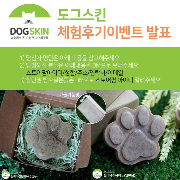  도그스킨 1차 이벤트 발표