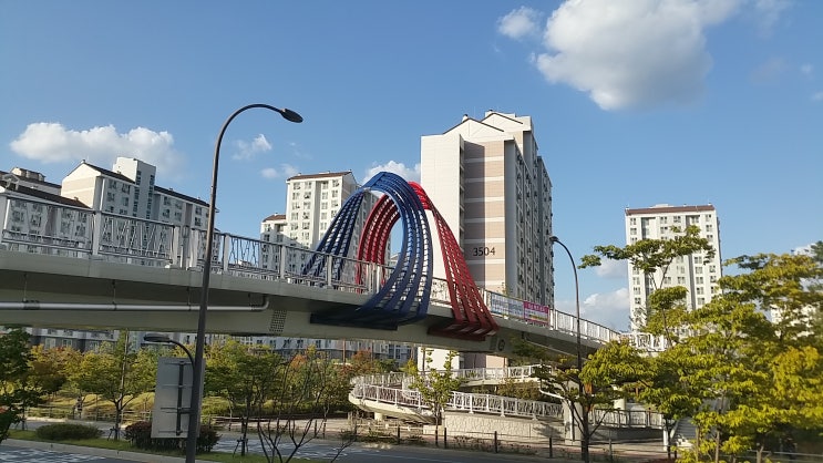  가을 도시의 아파트 남양주시 아파트 별내신도시 별내지구아파트