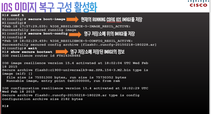  영진전문대학 컴퓨터정보계열 이미지 복구 구성 활성화