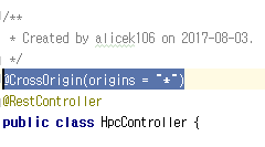  111. [Spring] Spring Boot MVC (IntelliJ) 에서 Ajax 크로스 도메인 (Cross Domain) 해결하기