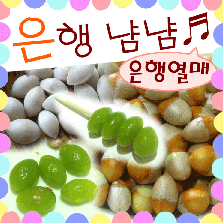  은행열매 손질 냠냠 - 은행나무 열매