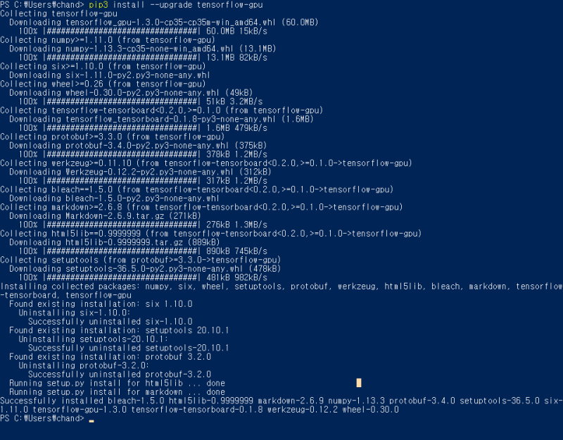 텐서플로우 Tensorflow 윈도우 Windows 10 에 설치하기 Gpu 버전 네이버 블로그