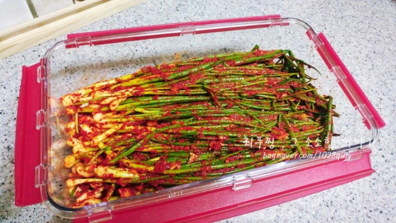 백종원 파김치 레시피대로 요리해보기!