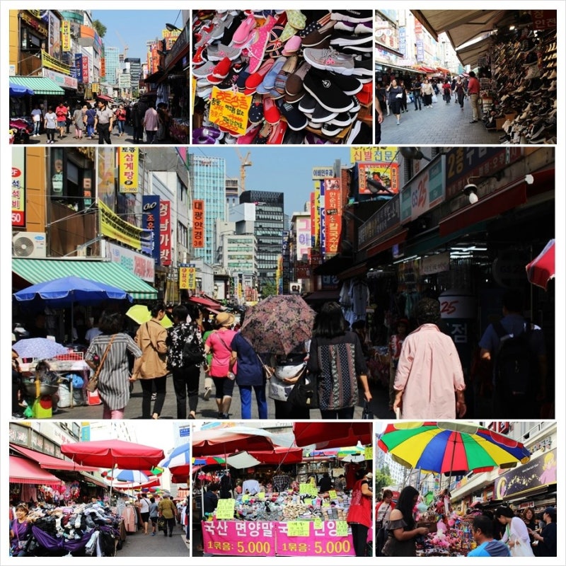 Không gian nhộn nhịp tại khu chợ truyền thống Namdaemun.