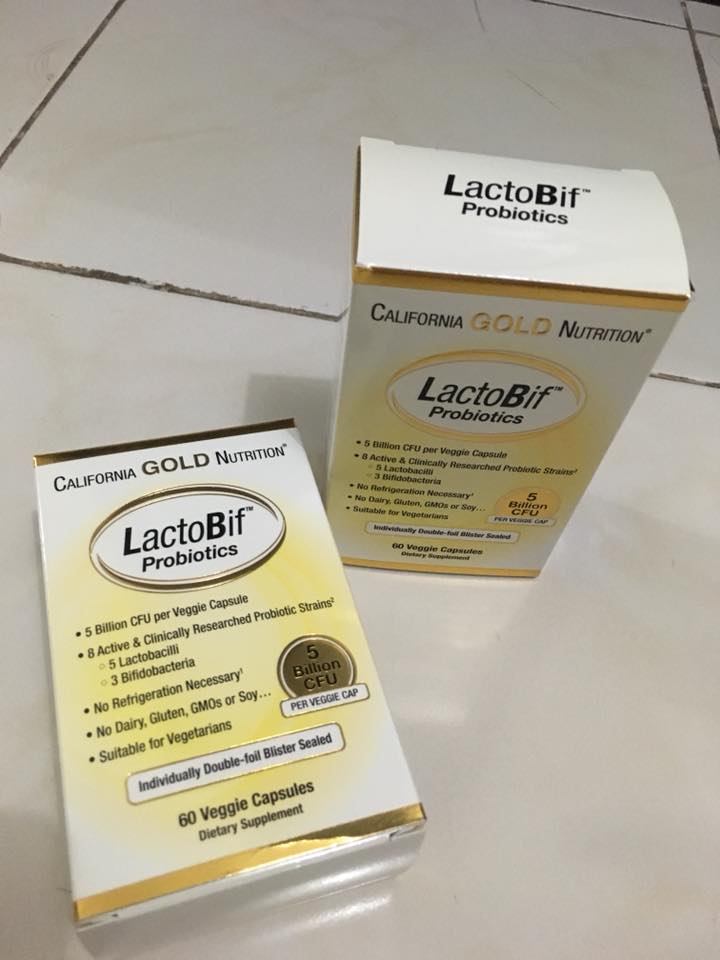 California Gold Nutrition, CGN, LactoBif 유산균, 50억 유산균 CFU, 60 베지캡슐