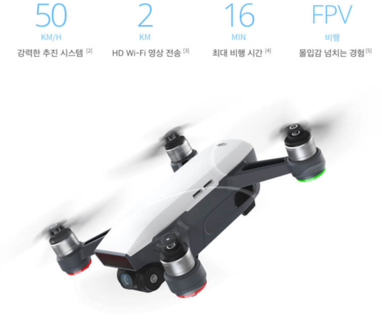  [DJI] Drone DJI Spark 광주 상무지구 애플샵 드론 DJI 스파크 콤보 판매.