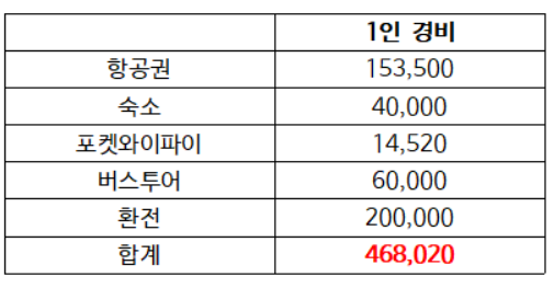  [일본/오키나와] 2박 3일 자유여행 일정 및 경비