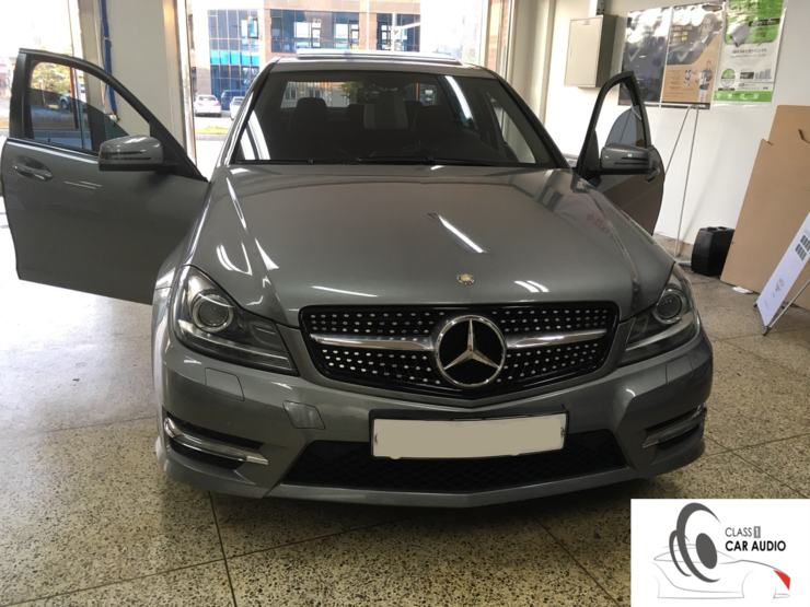  12년식 벤츠 C220 W204 룸미러 하이패스 전문점 클래스원