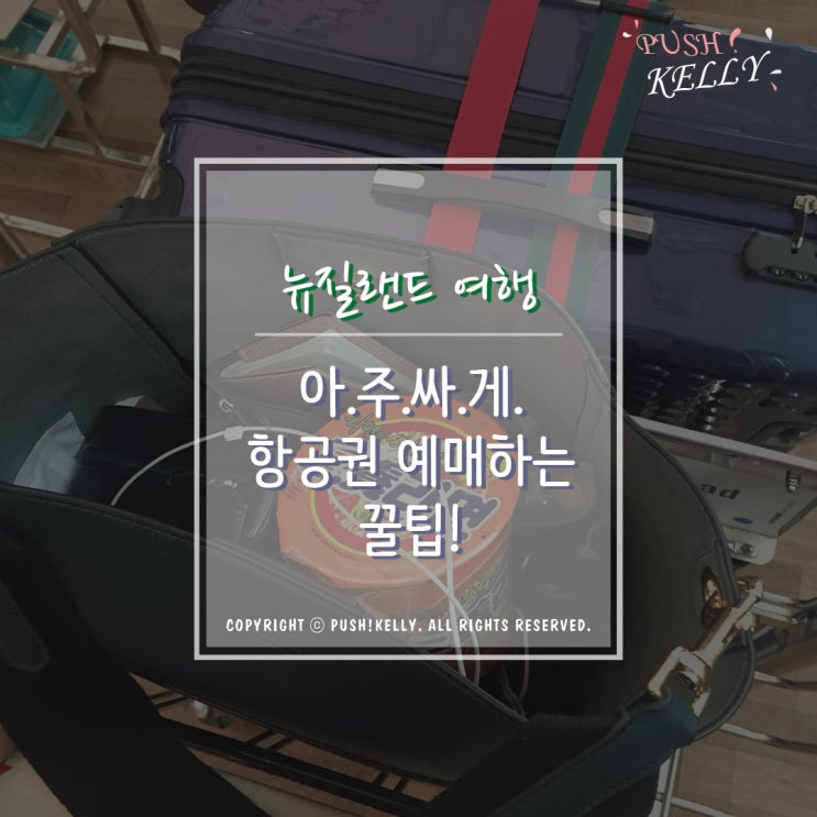  [뉴질랜드 여행] 아주 싸게 항공권예매하는 꿀팁!