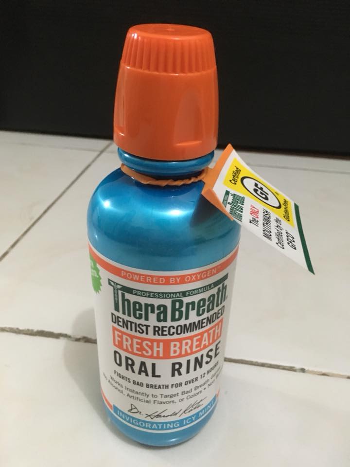  TheraBreath, 프레쉬 브레스 구강 린스, 상쾌한 아이시 민트 향, 16 액량 온스 (473 ml)