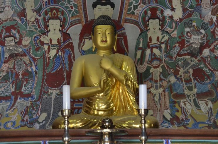  국보 제26호 경주 불국사 금동비로자나불좌상 -배근휘