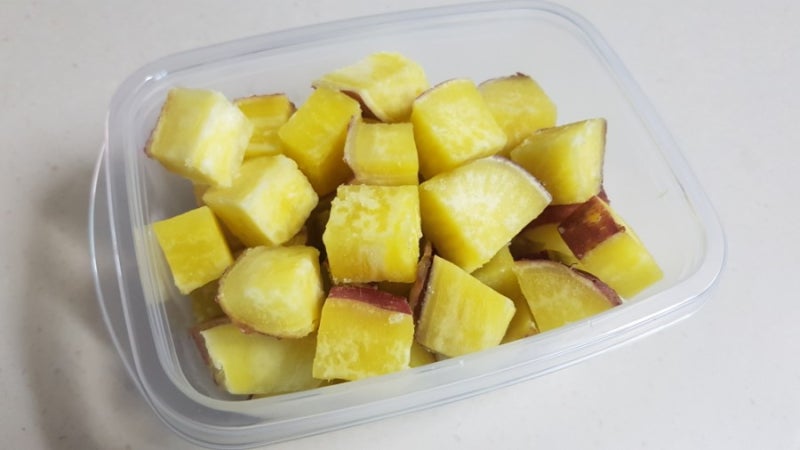 맛있는 냉동고구마먹는법 + 체중감량중인 아이들을 위한 뉴트레 추천간식