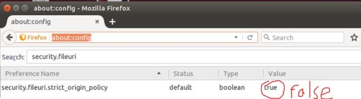  firefox(파이어폭스) browser CORS 옵션 해제 방법