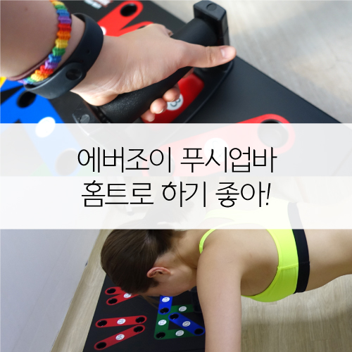  에버조이 말왕 푸쉬업바 홈트로 하기좋아!
