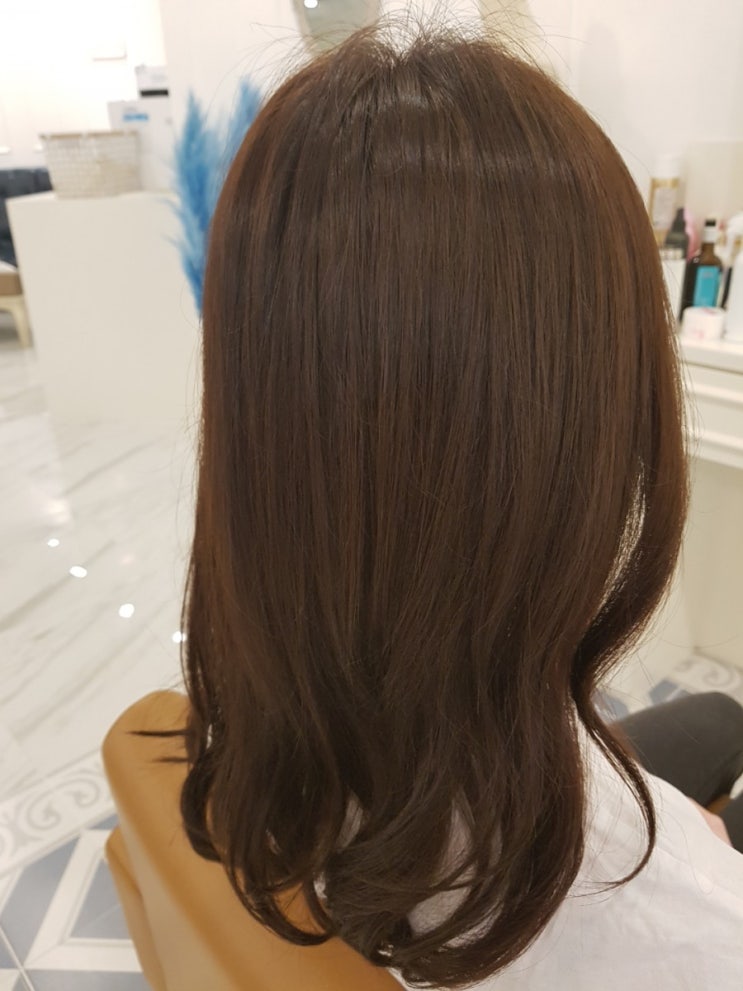  아주대미용실 헤어다이아 ::애쉬브라운염색 ::무코타클리닉