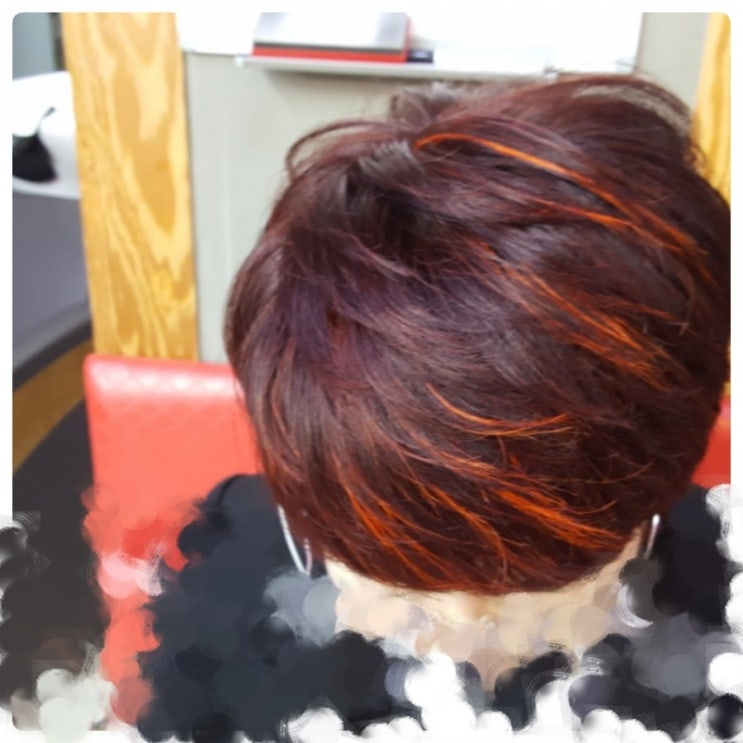  가을가을한 요즘~쎈치한 날~기분전환하기 딱좋은 오렌지컬러 다증모로 살짝 화려해 지자구요~~